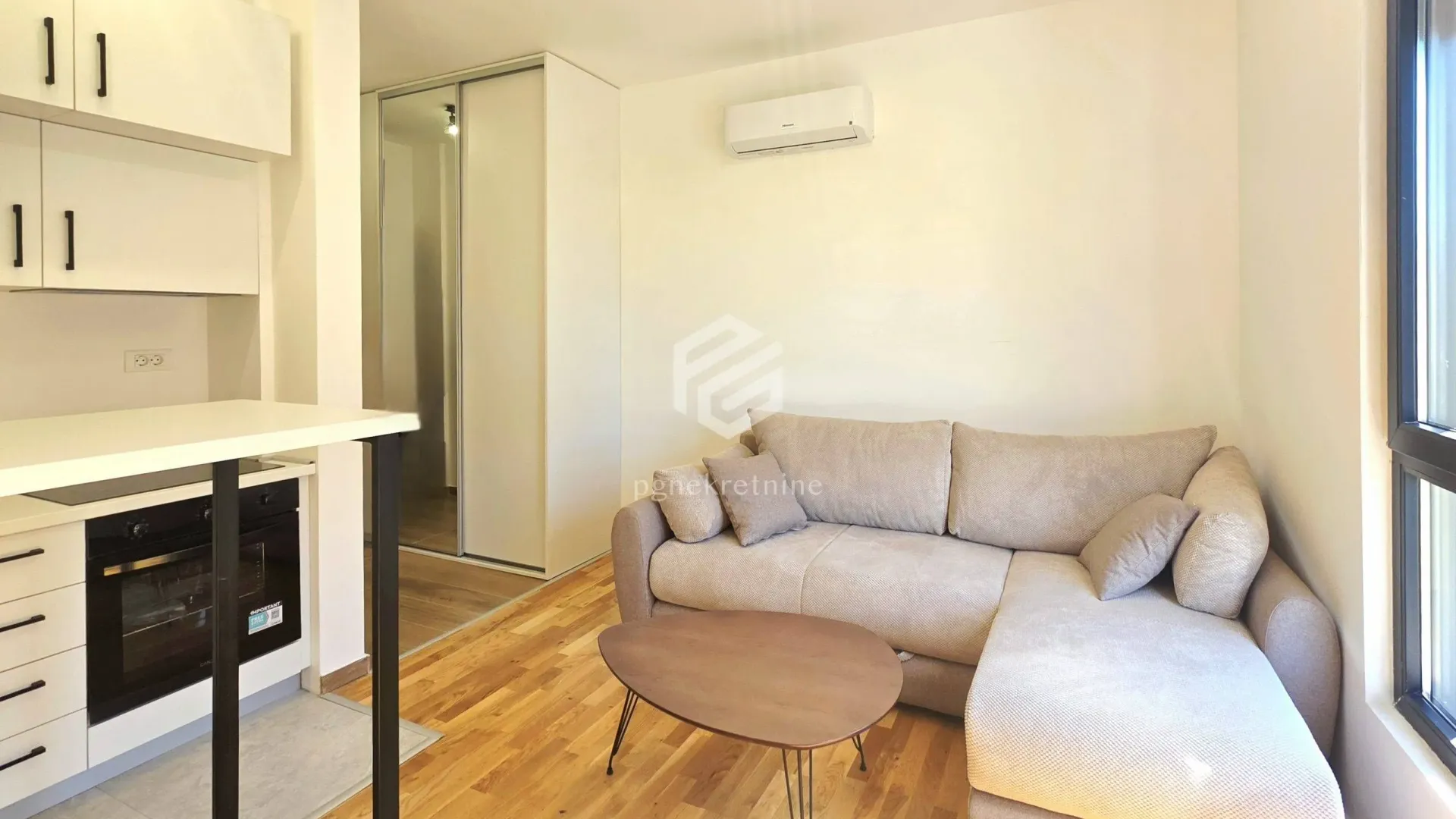 Rent, apartment, 21m², Tološi, Podgorica