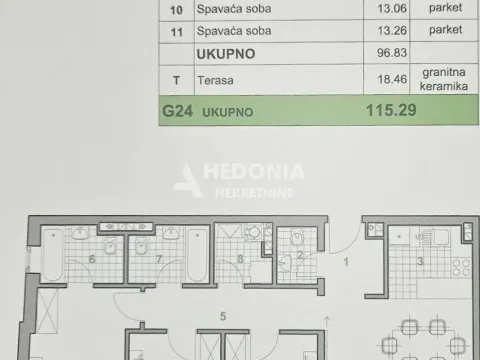 Prodaja, četvorosoban stan, 115m², Novi Beograd Blok 65, Novi Beograd Sve Podlokacije - image 2
