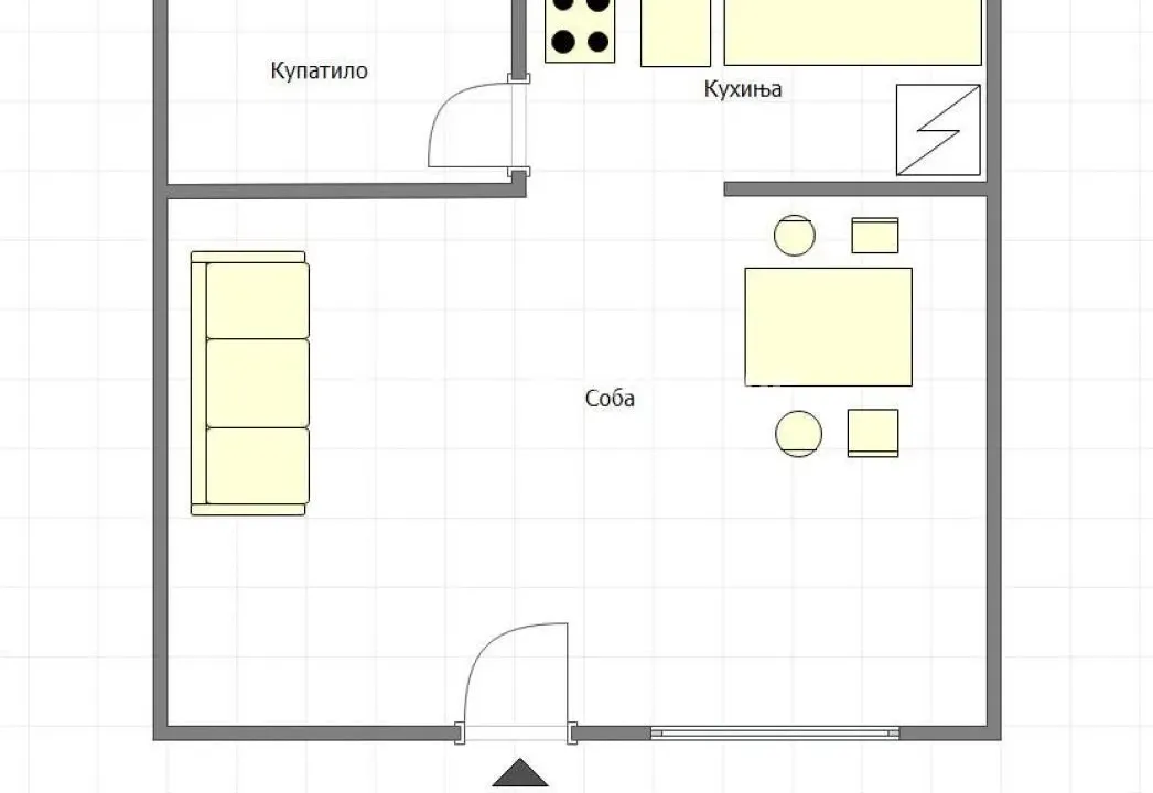 Sale, studio apartment, 24m², Futog, Novi Sad Sve Podlokacije