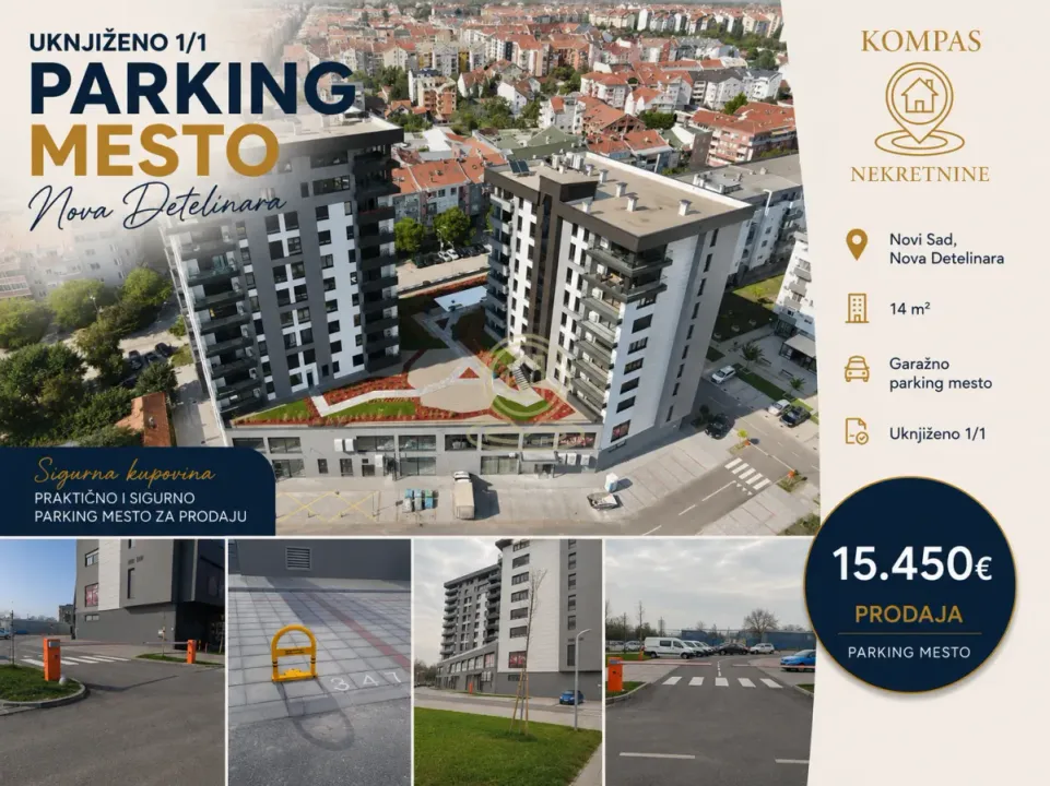 Sale, parking/garage, 14m², Nova Detelinara, Novi Sad Sve Podlokacije