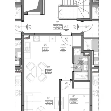 Architectural floor plan with room layout. - image 15