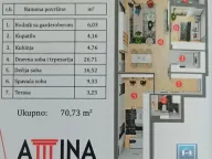 Sale, three bedroom apartment, 97m², Aerodrom, Kragujevac - image 2