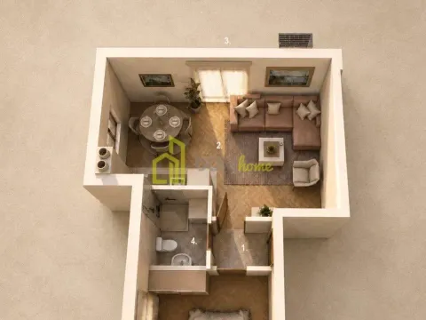 Prodaja, jednosoban stan, 46m², Nikšić, Crna Gora - image 2