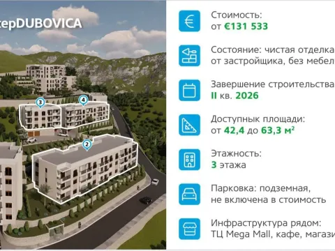 Sale, one bedroom apartment, 45m², Budva, Crna Gora - image 1