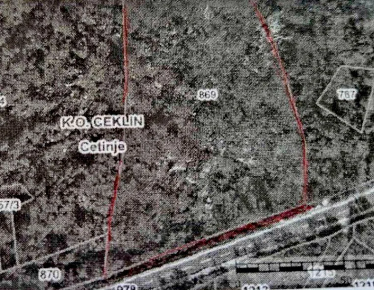 Prodaja, plac, 13519m², Cetinje, Crna Gora