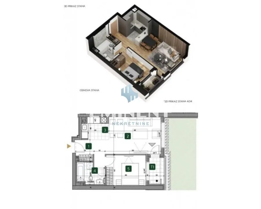 Izdavanje, dvosoban stan, 45m², Voždovac Sve Podlokacije, Beograd