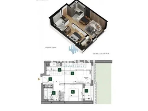 Izdavanje, dvosoban stan, 45m², Voždovac Sve Podlokacije, Beograd - image 13