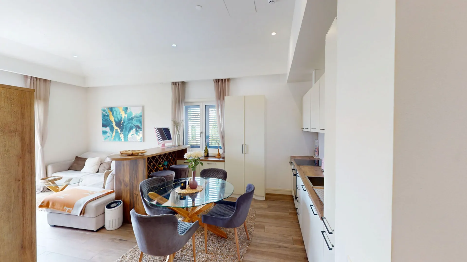 Prodaja, jednosoban stan, 59m², Luštica Bay, Tivat