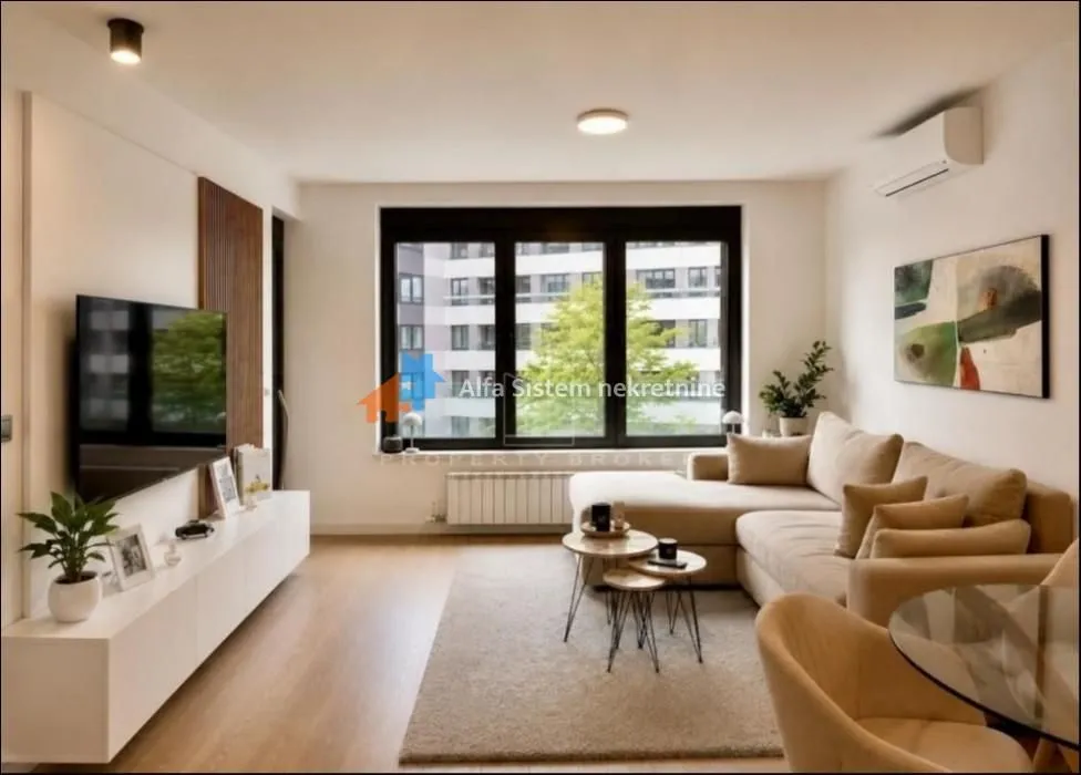 Rent, two bedroom apartment, 45m², Novi Beograd Blok 65, Novi Beograd Sve Podlokacije