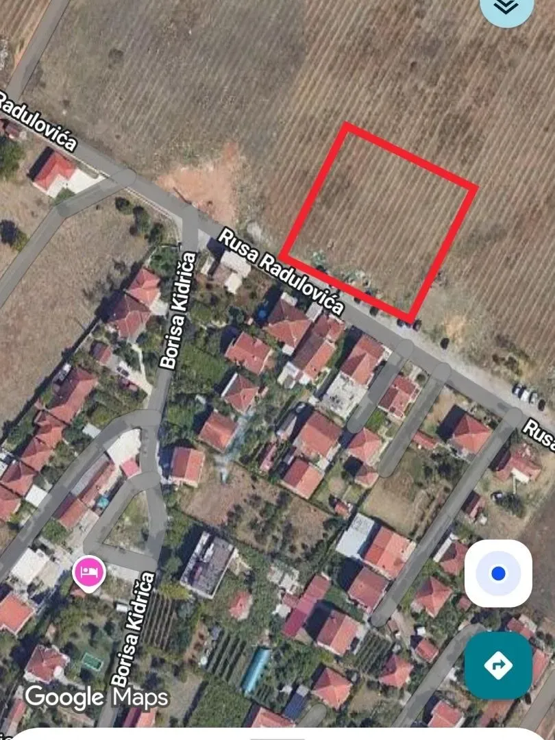 Prodaja, plac, 1029m², Sadine, Podgorica