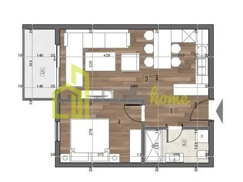 Prodaja, jednosoban stan, 43m², Donja Gorica, Podgorica - image 2