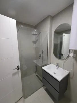 Moderno opremljeno kupatilo sa tuš kabinom i umivaonikom. - image 11