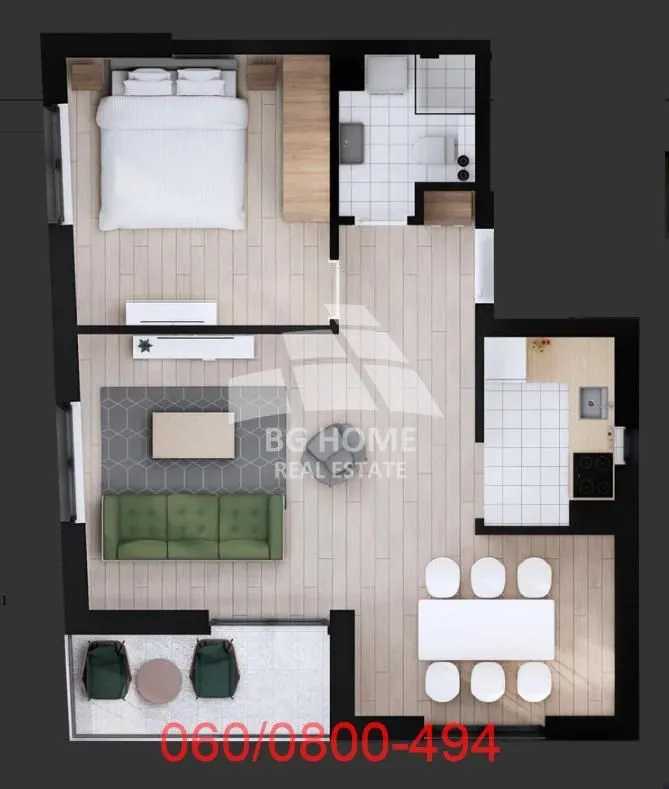 Prodaja, dvosoban stan, 55m², Jajinci, Voždovac Sve Podlokacije