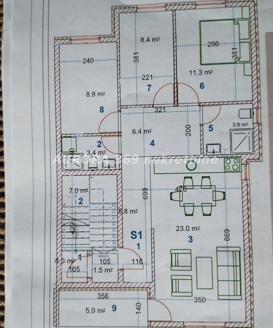 Prodaja, četvorosoban stan, 74m², Veternik, Novi Sad Sve Podlokacije