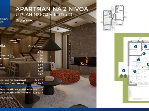 Sale, house, 70m², Kolašin, Crna Gora - image 25