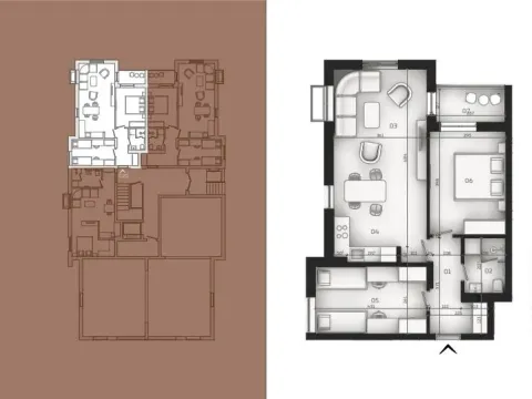 Prodaja, dvosoban stan, 63m², Tološi, Podgorica - image 9