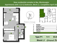 Prodaja, jednosoban stan, 50m², Bar, Crna Gora - image 9