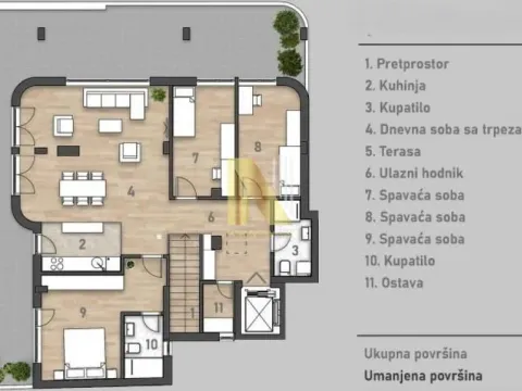 Sale, four bedroom apartment, 190m², Socijalno, Novi Sad Sve Podlokacije - image 2