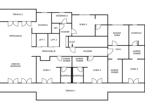 Sale, apartment, 250m², Autokomanda, Voždovac Sve Podlokacije - image 11