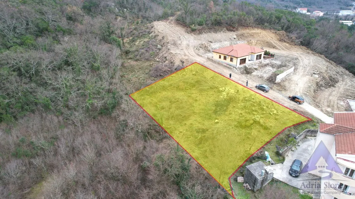 Prodaja, plac, 1250m², Prijevor, Budva