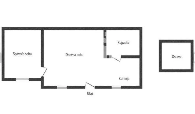 Sale, one bedroom apartment, 34m², Olimp, Zvezdara Sve Podlokacije