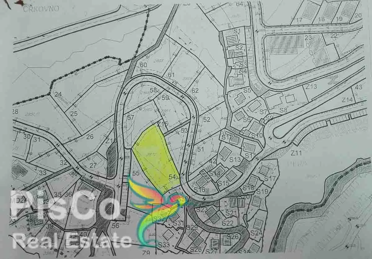 Prodaja, plac, 1129m², Budva, Crna Gora