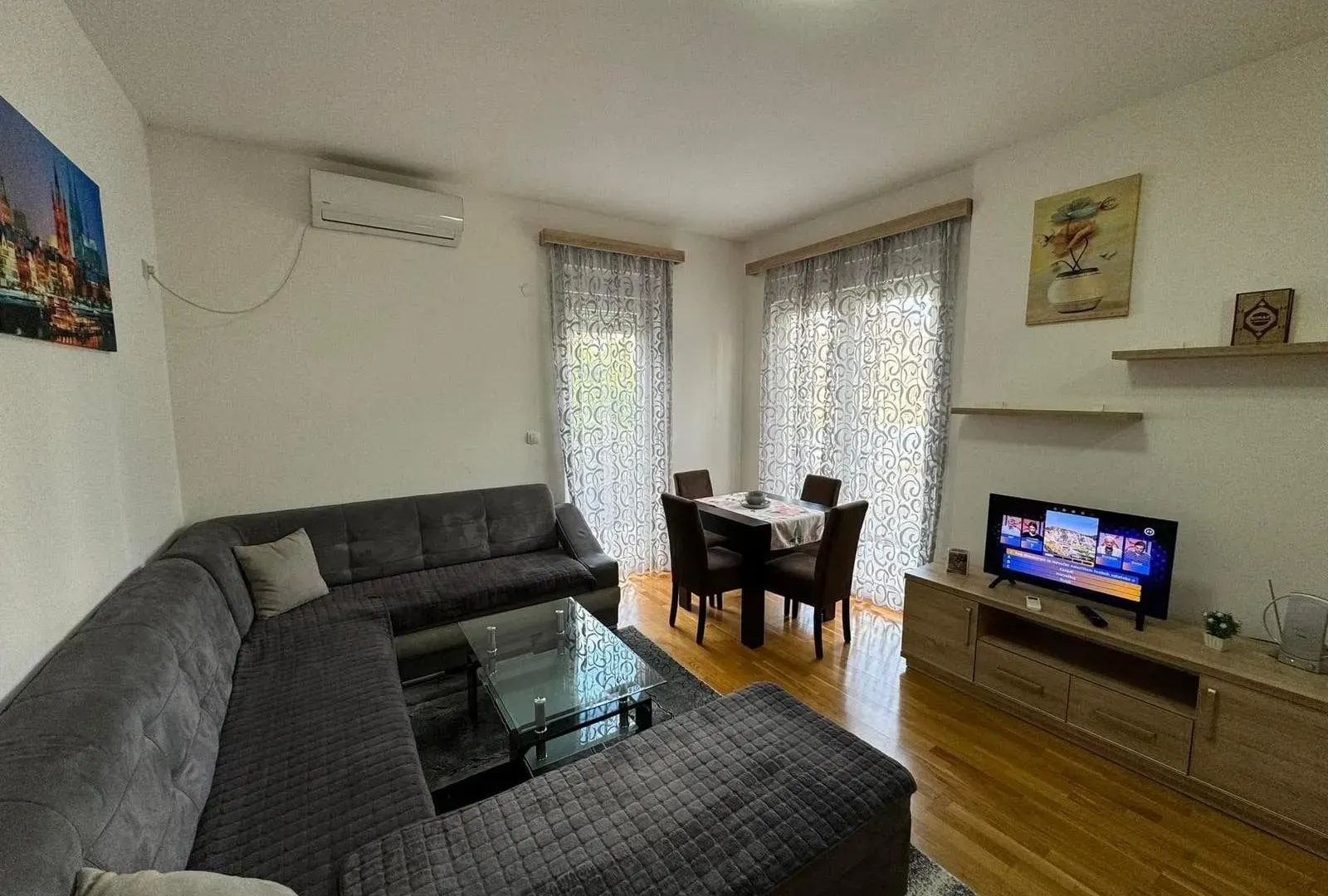 Izdavanje, jednosoban stan, 55m², Momišići, Podgorica