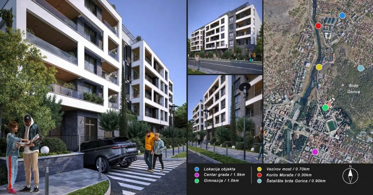Prodaja, jednosoban stan, 43m², Zagorič, Podgorica