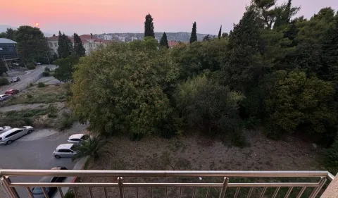 View from the terrace towards the surrounding greenery and the city in the distance. - image 10