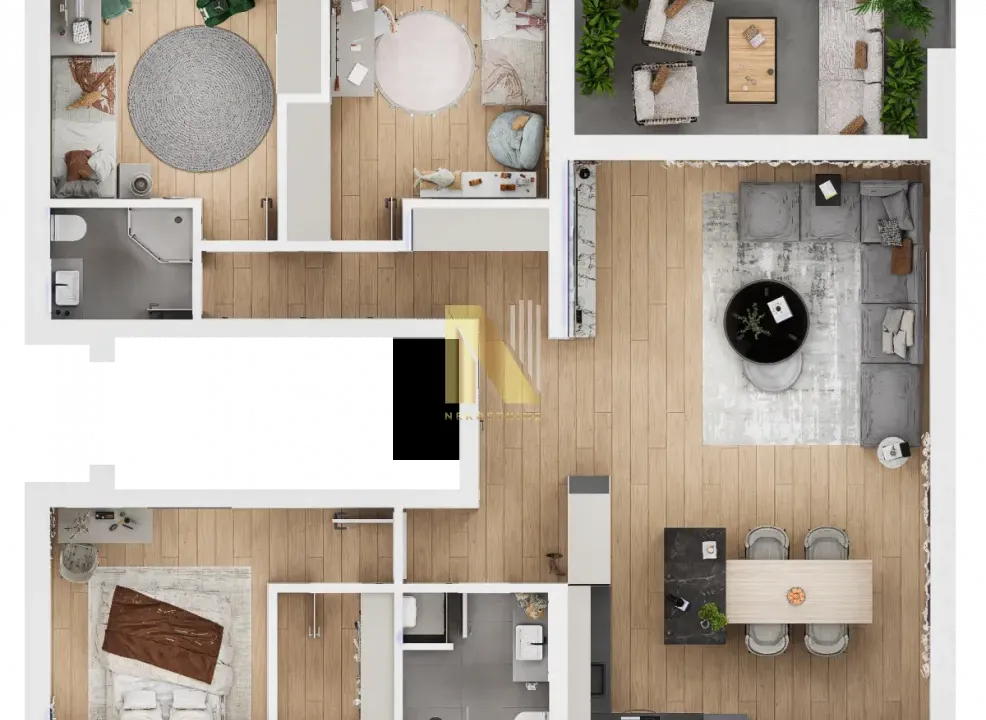 Prodaja, četvorosoban stan, 112m², Telep, Novi Sad Sve Podlokacije