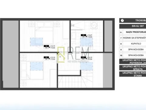 Sale, three bedroom apartment, 78m², Zabjelo, Podgorica - image 18