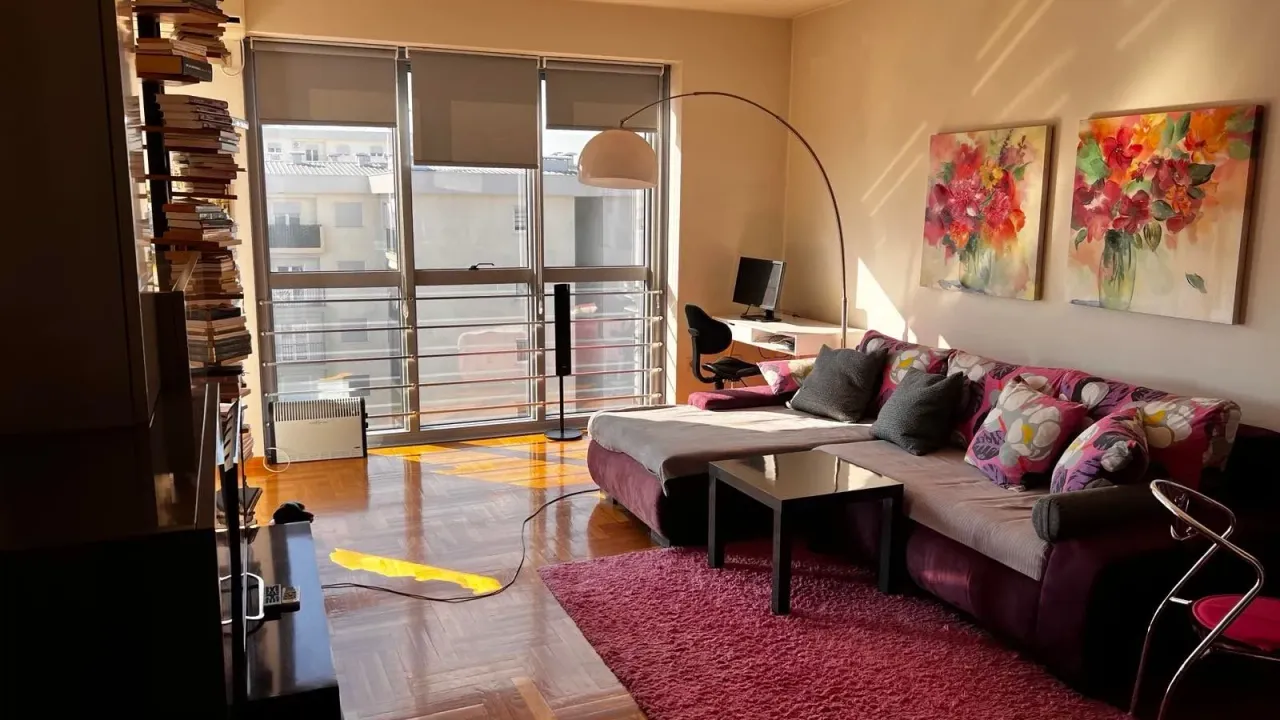 Rent, one bedroom apartment, 54m², Pobrežje, Podgorica