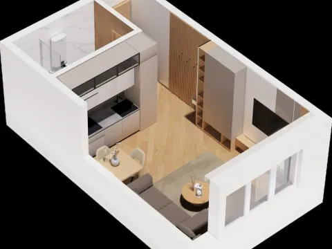 Prodaja, jednosoban stan, 24m², Srebrno jezero, Veliko Gradište - image 10