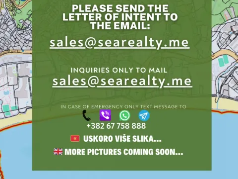 Sale, land lot, 700m², Bečići, Budva