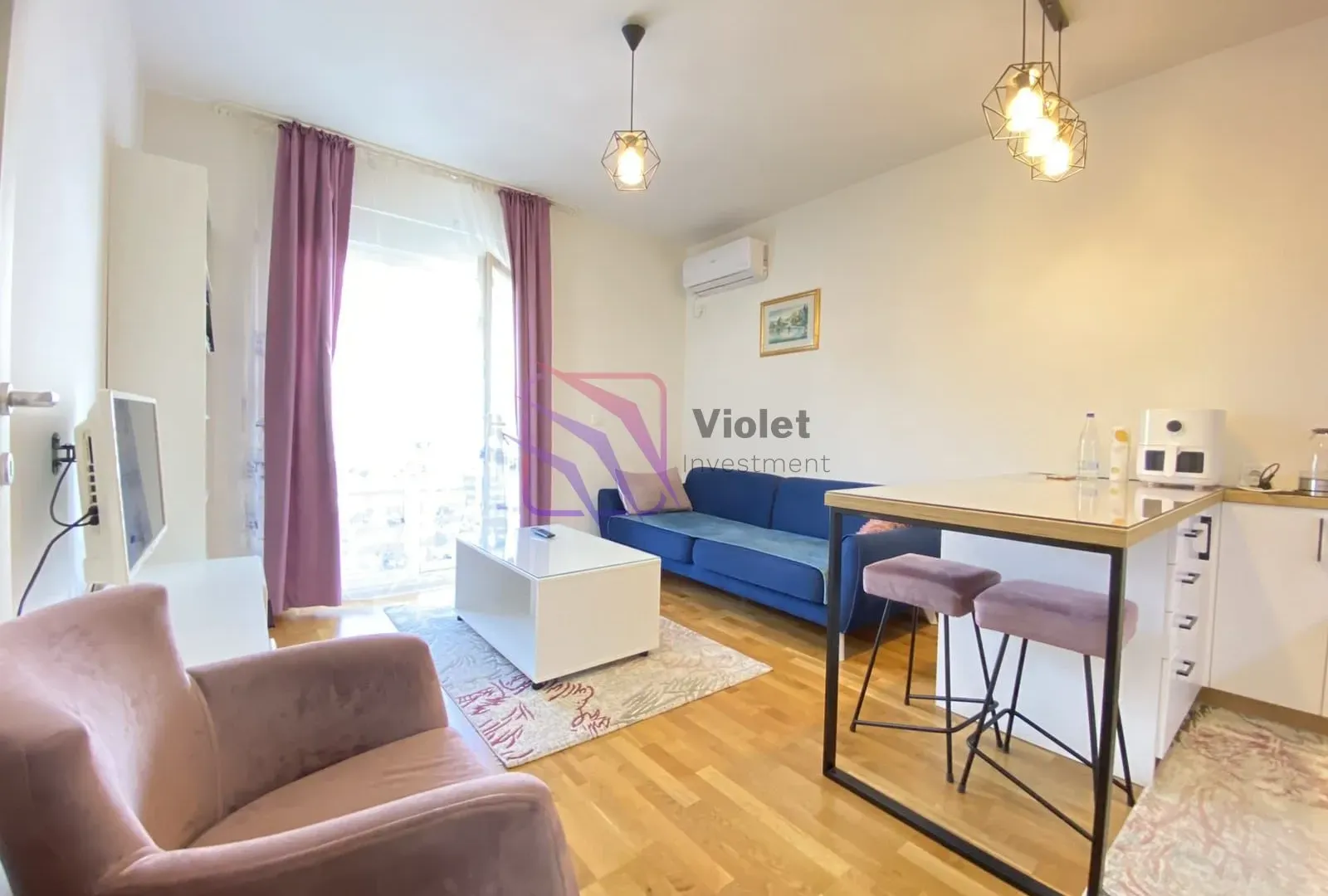 Rent, one bedroom apartment, 36m², Stari Aerodrom, Podgorica