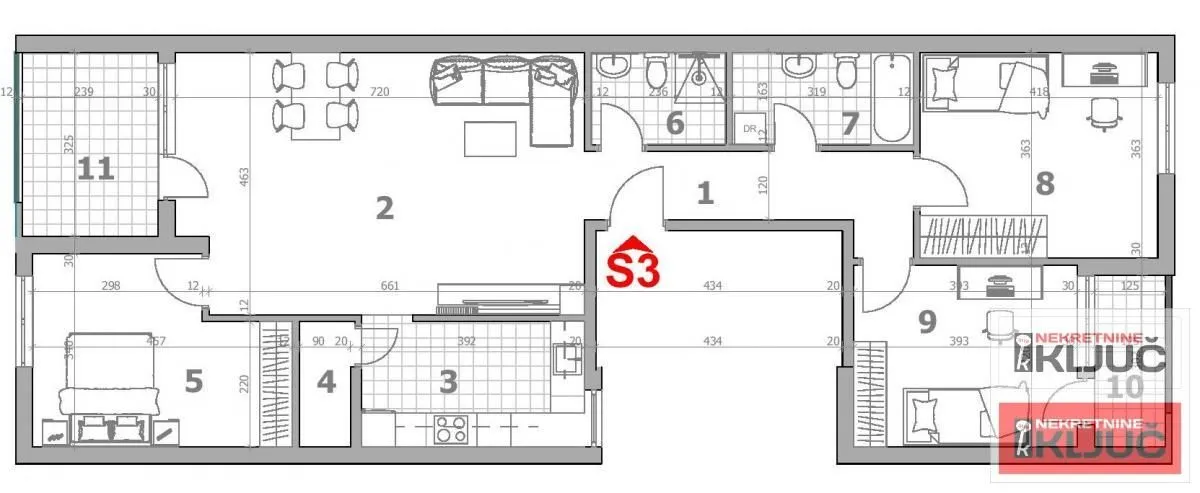 Prodaja, četvorosoban stan, 103m², Lipov gaj, Novi Sad Sve Podlokacije