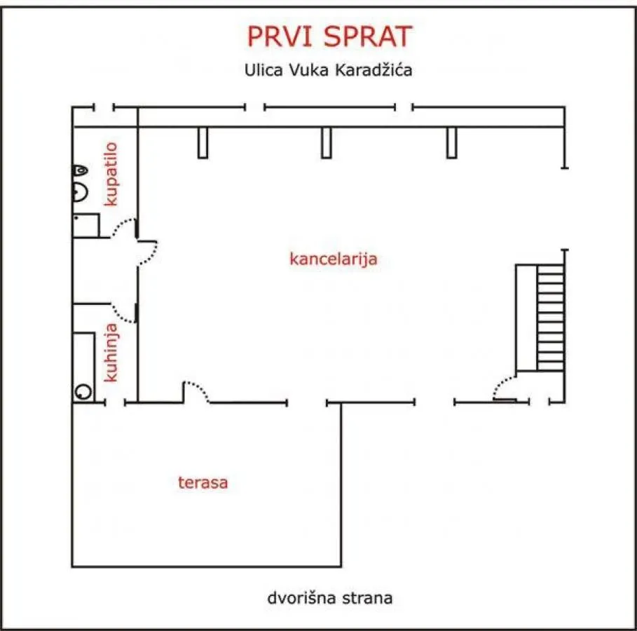 Rent, office space, 300m², Centar, Novi Sad
