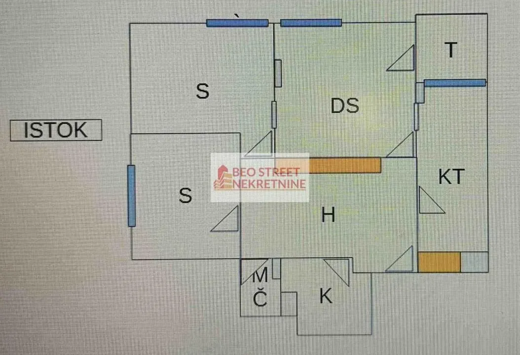 Prodaja, trosoban stan, 76m², Novi Beograd Blok 30, Novi Beograd Sve Podlokacije