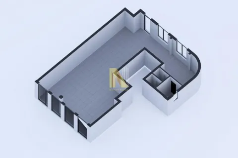 Three-dimensional floor plan showing the layout of the apartment. - image 3