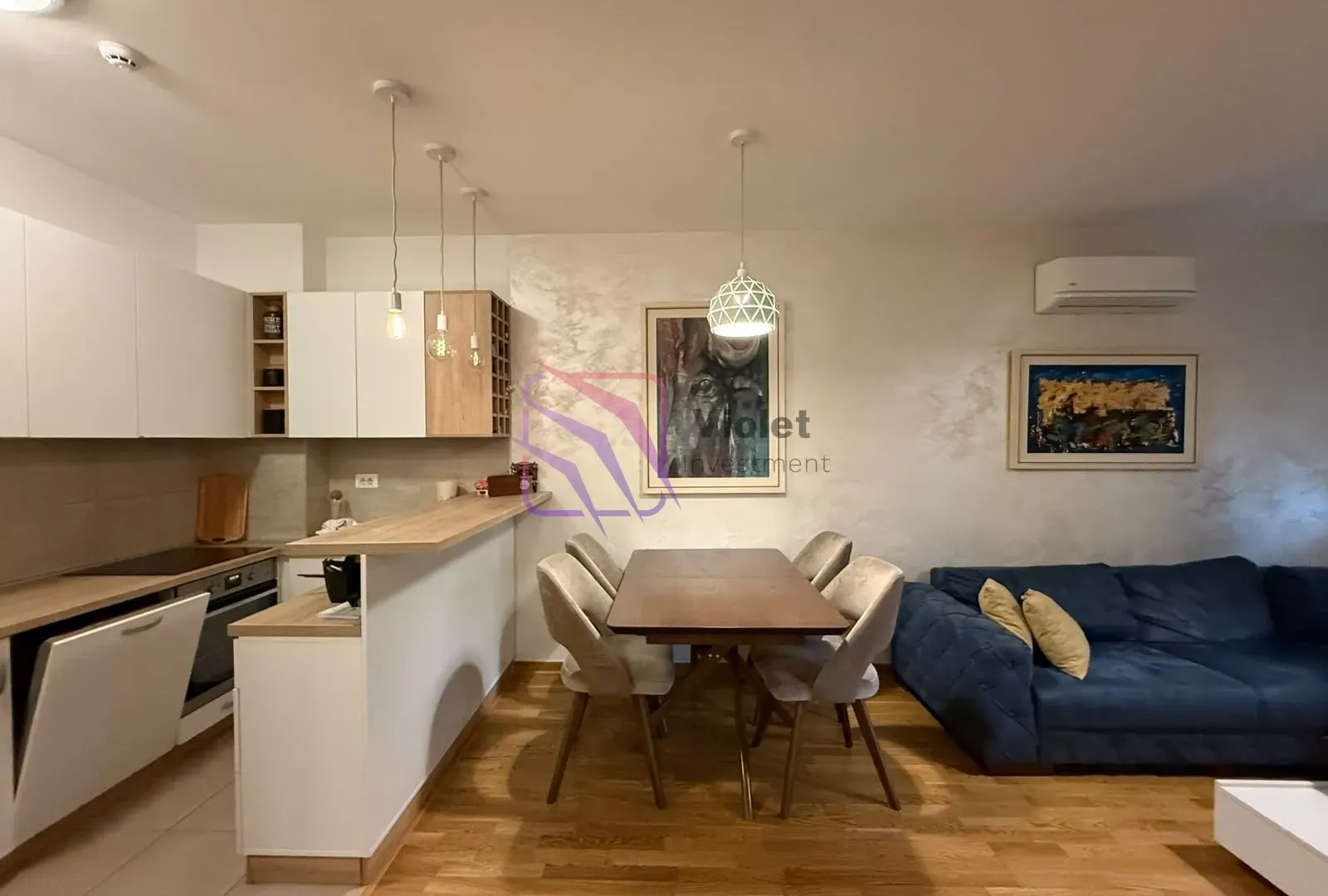 Izdavanje, dvosoban stan, 65m², City Kej, Podgorica