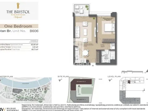 Sale, one bedroom apartment, 112m², Savski Venac, Beograd - image 16