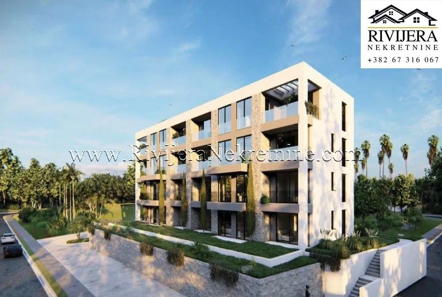 Prodaja, dvosoban stan, 46m², Baošići, Herceg Novi