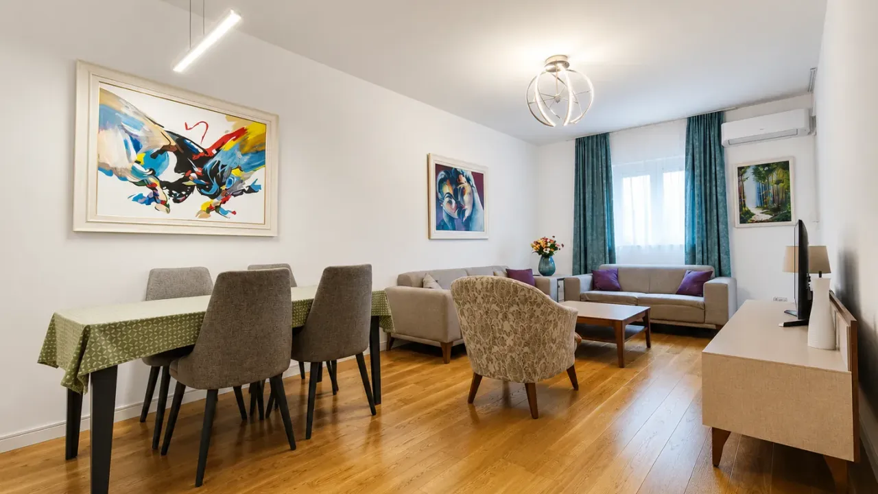 Rent, two bedroom apartment, 70m², Central Point, Podgorica