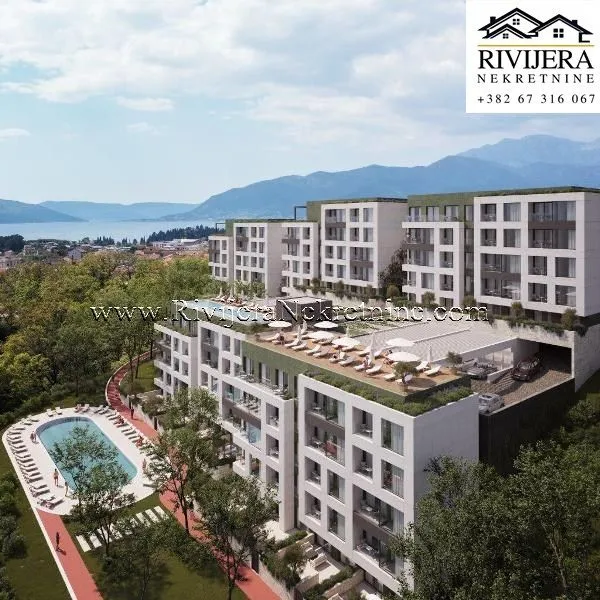 Prodaja, jednosoban stan, 44m², Mrčevac, Tivat