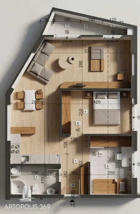 Prodaja, dvosoban stan, 67m², Uciteljsko Naselje, Zvezdara Sve Podlokacije