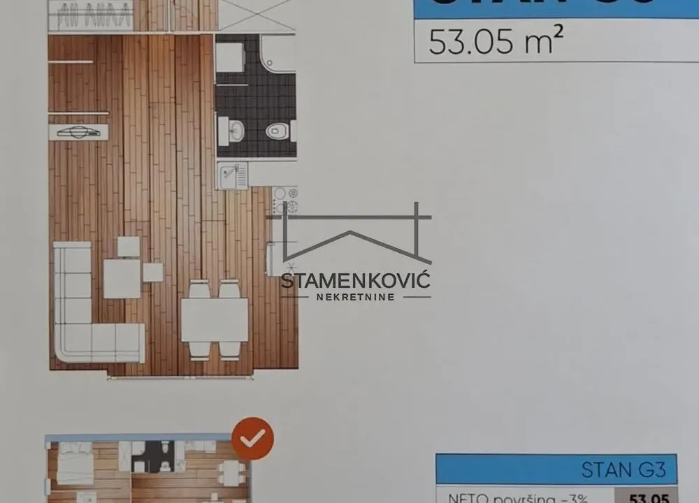 Prodaja, dvosoban stan, 53m², Adice, Novi Sad Sve Podlokacije