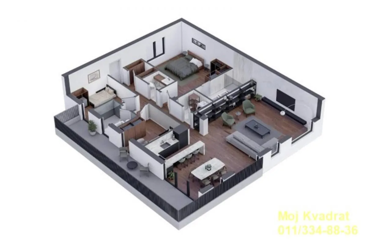 Sale, four bedroom apartment, 158m², Vračar Hram, Vračar Sve Podlokacije