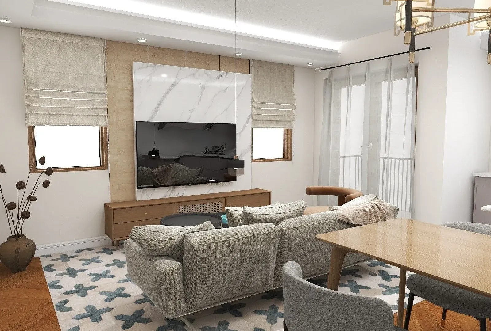 Sale, one bedroom apartment, 55m², Risan, Kotor
