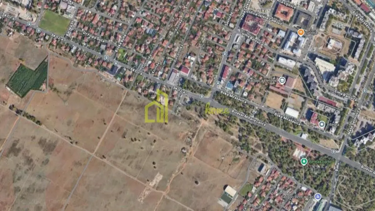 Prodaja, plac, 1000m², Sadine, Podgorica