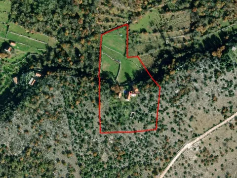 Aerial view of the plot with marked boundaries. - image 5